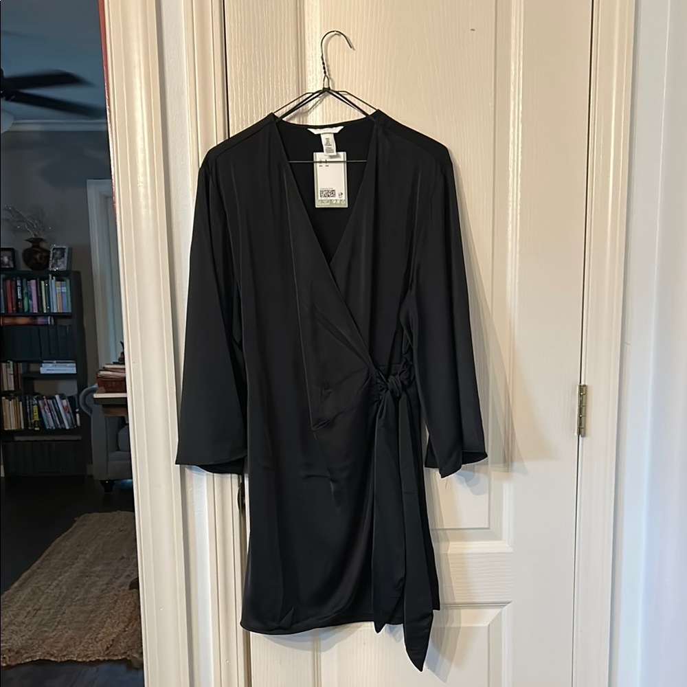 NWT Black H&M Wrap dress